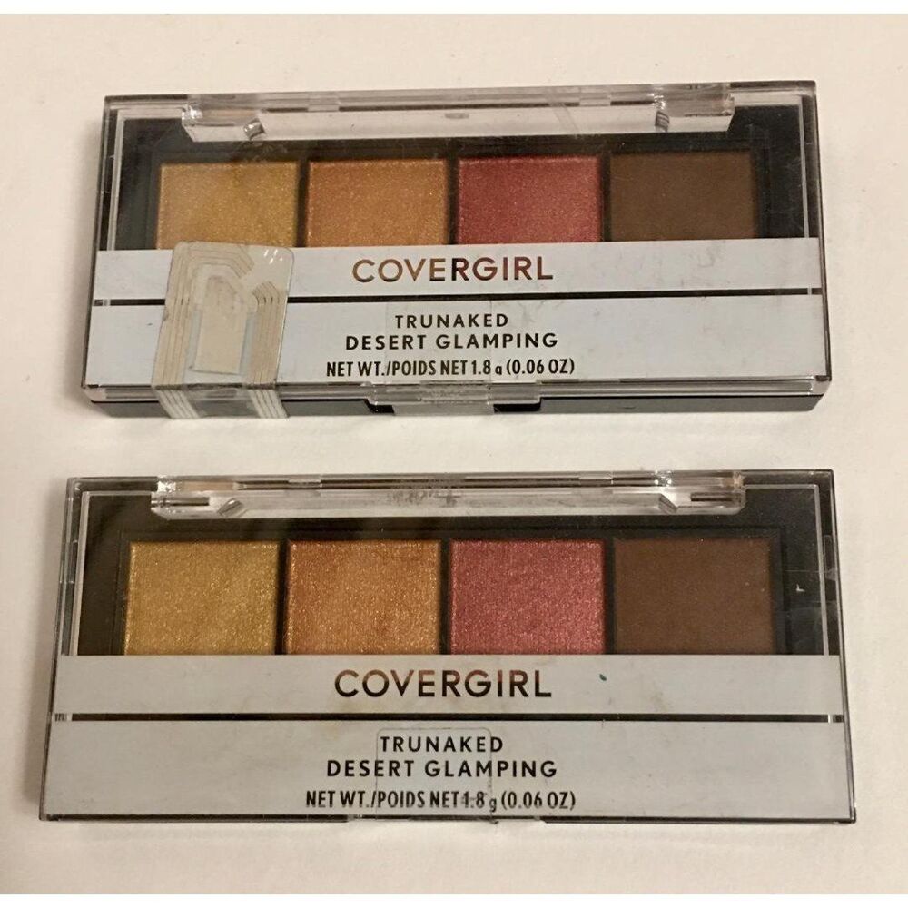 2x COVERGIRL TruNaked Quad Eyeshadow Palette, #755 Desert Glamping NEW